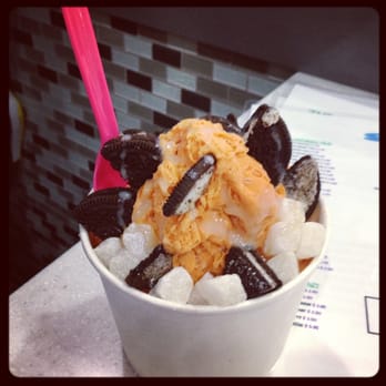 Salju Dessert - Thai tea shaved ice with mochi and Oreo - Desserts Near Me - Alhambra, California Salju Dessert - Thai tea shaved ice with mochi and Oreo - Desserts Near Me - Alhambra, California