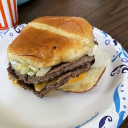 Whataburger with extra patty