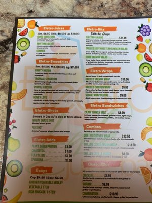 Menu photo 2 Electrolyfe Juice Bar Memphis, TN
