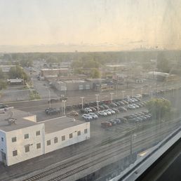 It's not cloudy outside. That's just dirt. Inside and outside the window. It's not cloudy outside. That's just dirt. Inside and outside the window.
