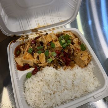 Bao Express - Mapo tofu rice plate - Dim Sum Near Me - San Mateo, California Bao Express - Mapo tofu rice plate - Dim Sum Near Me - San Mateo, California
