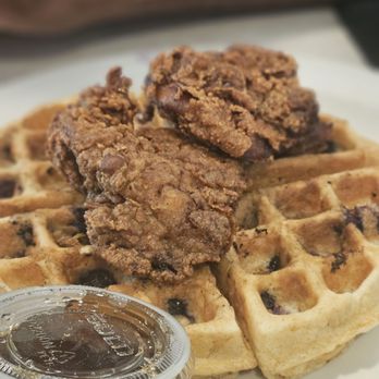 Biscuits & Jams - Yardbird and waffle (blueberry) - Breakfast & Brunch Near Me - Bartlett, Tennessee Biscuits & Jams - Yardbird and waffle (blueberry) - Breakfast & Brunch Near Me - Bartlett, Tennessee