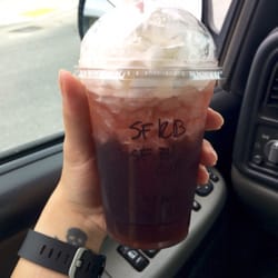 Espresso Barn - Blueberry & green apple Redbull special