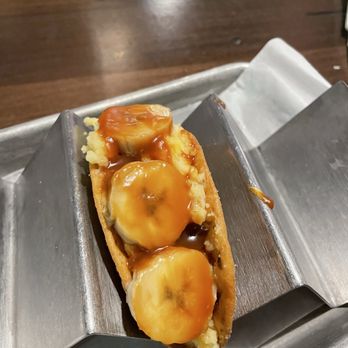 Agave & Rye - Indianapolis - Bananas foster dessert taco - New American Near Me - Indianapolis, Indiana Agave & Rye - Indianapolis - Bananas foster dessert taco - New American Near Me - Indianapolis, Indiana