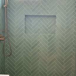 Tile work in bathroom Tile work in bathroom