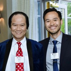 Lee Family Dentistry - Dr. Lyvan and Dr. Ly attending a Temple Dental Reunion