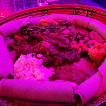 Seb-Seb Restaurant and Bar - a plate of food - Ethiopian Near Me - Silver Spring, Maryland