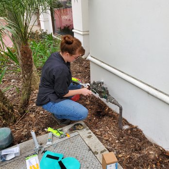 Greene Backflow Testing & Repair - Samantha making a repair in La Palma, CA. - Backflow Services Near Me Greene Backflow Testing & Repair - Samantha making a repair in La Palma, CA. - Backflow Services Near Me