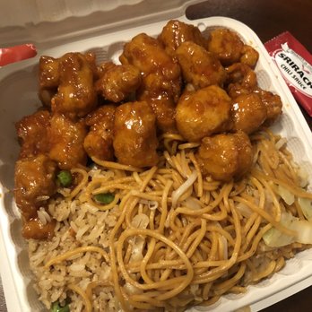 Pots n' Woks - Vegan Orange Chicken Combo - Chinese Near Me - Whittier, California