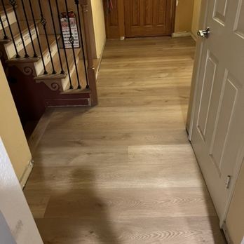 Kitchen & Bath Makers - Some on the new Luxury Vinyl Flooring, construction pictures - Kitchen Supplies Near Me - San Jose, California