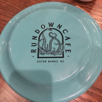 Rundown Cafe - kids meals come with a frisbee as a plate!! - Seafood Near Me - Kitty Hawk, North Carolina Rundown Cafe - kids meals come with a frisbee as a plate!! - Seafood Near Me - Kitty Hawk, North Carolina