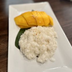 Mango sticky rice ($10)