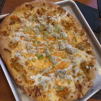 Lily's Bar Pizza Patio - BUFFALO CHICKEN PIZZA - Pizza Near Me - Boston, Massachusetts