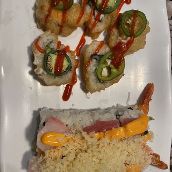 Kobe Teppan & Sushi - AYCE menu rolls. If it's not fried it's drenched in sauce, or both. - Sushi Bars Near Me - Live Oak, Texas Kobe Teppan & Sushi - AYCE menu rolls. If it's not fried it's drenched in sauce, or both. - Sushi Bars Near Me - Live Oak, Texas