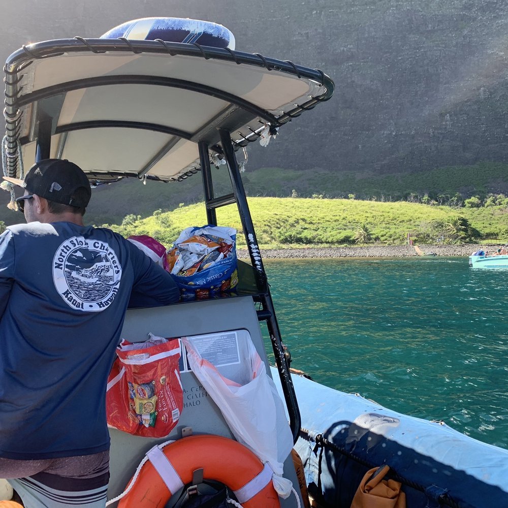 North Shore Charters - View from the boat. - Boating Near Me - Kilauea, Hawaii
