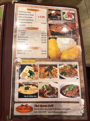 Menu photo 8 Thai Spoon Cafe Redlands, CA Menu photo 8 Thai Spoon Cafe Redlands, CA