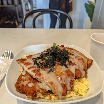 Mama's Kitchen - Katsu Mayo over rice with eggs - Korean Near Me - Bellevue, Washington Mama's Kitchen - Katsu Mayo over rice with eggs - Korean Near Me - Bellevue, Washington