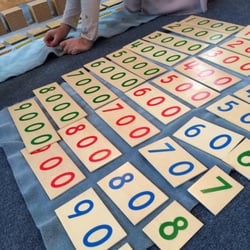 Montessori School Children's Workshop - Decimsl Sytem Materials