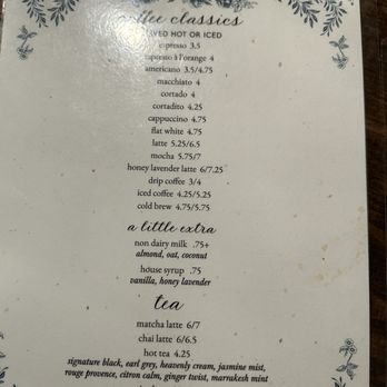maman - Coffee menu - French Near Me - Miami Beach, New York
