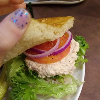 Panera Bread - The inside of the tuna sandwich. - Sandwiches Near Me - Amherst, New York