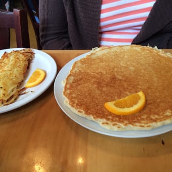 Loula's Cafe - Pancake with a side of hash browns. - Breakfast & Brunch Near Me - Whitefish, Montana Loula's Cafe - Pancake with a side of hash browns. - Breakfast & Brunch Near Me - Whitefish, Montana
