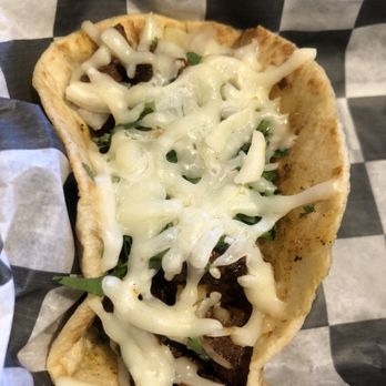 Dos Hermanos Express - Taco with steak - Mexican Near Me - Ann Arbor, Michigan
