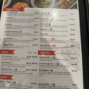 Barn Thai Restaurant - menu - Thai Near Me - Shelton, Connecticut