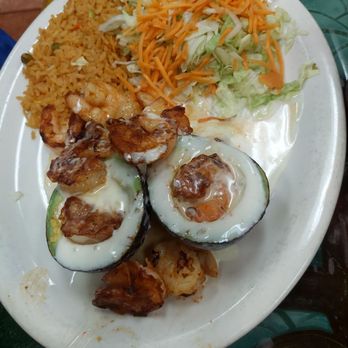 Ameca Mexican Restaurant - Ameca Avacados - shrimp , avocado and cheese dip - Mexican Near Me - White Hall, Arkansas
