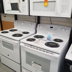 Desoto Appliance & Repair - New stoves and microwaves ready to go.