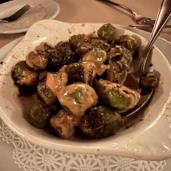 Peppercorn Grille - Roasted Brussel Sprouts 10/10 with the sriracha glaze! - Seafood Near Me - Big Bear Lake, California