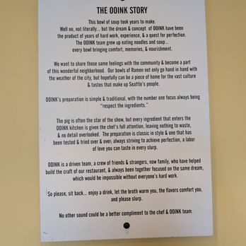 Ooink - Ramen Near Me - Seattle, Washington