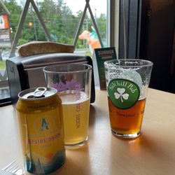Salt Hill Pub - Athletic Brewing's Upside Dawn golden ale and Long Blue Cat's London Buzz honey ale / Jun 2022