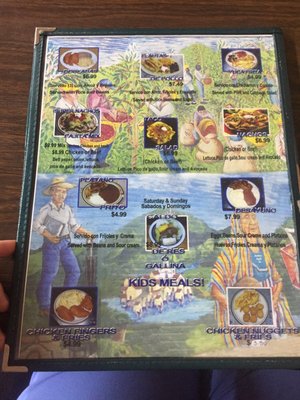 Menu photo 8 La Bendicion Pupuseria Salvadorena Dalton, GA