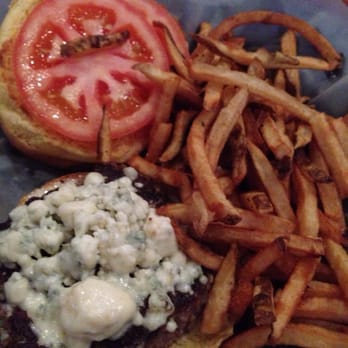 Double Dogs - Blue Cheese Burger (although I don't get the lettuce or onion that comes on it). - Sports Bars Near Me - Knoxville, Tennessee Double Dogs - Blue Cheese Burger (although I don't get the lettuce or onion that comes on it). - Sports Bars Near Me - Knoxville, Tennessee