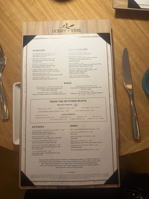 Menu photo 1 Honey + Vine Chandler, AZ Menu photo 1 Honey + Vine Chandler, AZ