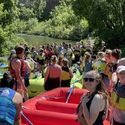 Pro Rafting Tours - We had a very large group and they accommodated all of us with options for guided or self guided crafts.
