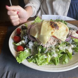 Lost Dog Pub - My wife asked for the tuna melt on a salad