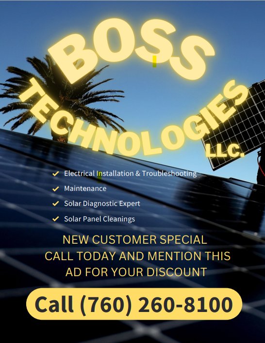 Slide of Boss Technologies