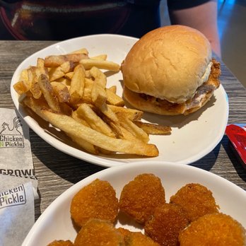 Chicken N Pickle- Grapevine - NKC Hot Chicken w/out slaw - New American Near Me - Grapevine, Texas