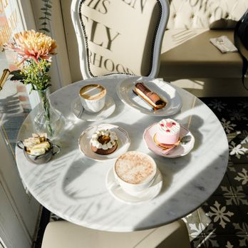 Eleanor & Laurent - table spread of our food - Coffee & Tea Near Me - Edmonton, Alberta