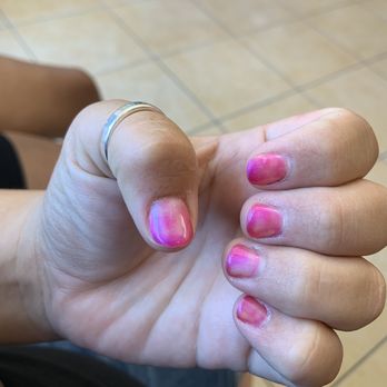 Angel's Nail & Spa - They were bright pink 2 days ago.... - Nail Salons Near Me - Riverside, California Angel's Nail & Spa - They were bright pink 2 days ago.... - Nail Salons Near Me - Riverside, California