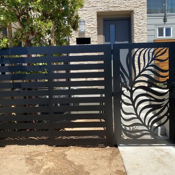 Davinci Gate - They printed this custom gate and fence for us! - Fences & Gates Near Me - Chula Vista, California Davinci Gate - They printed this custom gate and fence for us! - Fences & Gates Near Me - Chula Vista, California