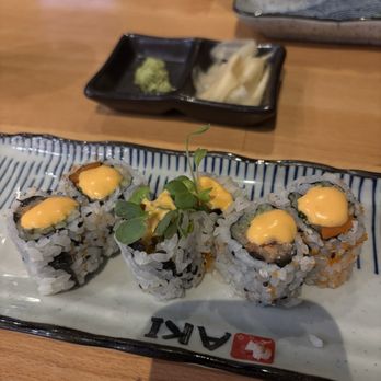 Aki Sushi and Ramen - salmon skin roll - Sushi Bars Near Me - Sugar Land, Texas Aki Sushi and Ramen - salmon skin roll - Sushi Bars Near Me - Sugar Land, Texas
