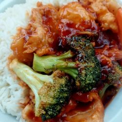 Great Wall - Chicken in garlic sauce lunch special
