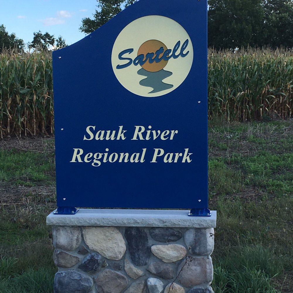 Sauk River Regional Park - Park sign - Hiking Near Me - Saint Cloud, Minnesota Sauk River Regional Park - Park sign - Hiking Near Me - Saint Cloud, Minnesota