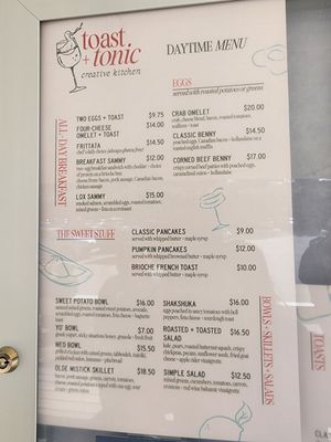 toast + tonic creative kitchen by null