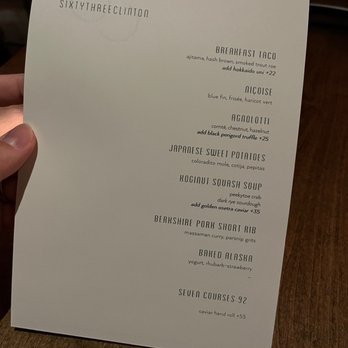Sixty Three Clinton - New American Near Me - New York, New York