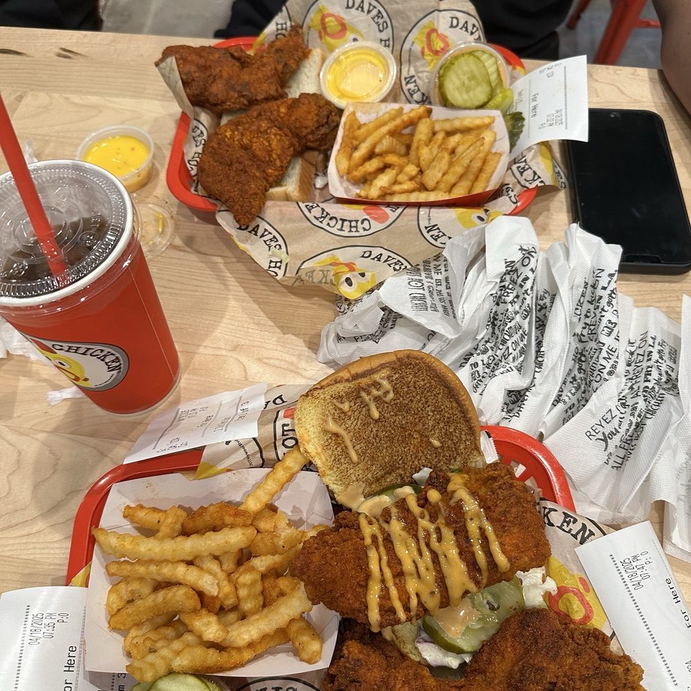 #1 2 tenders&fries & #3 1 tender&1 slider