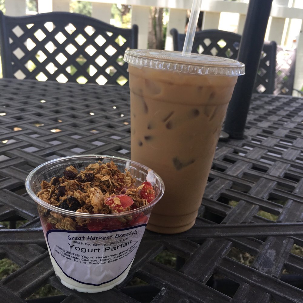 Serene Beans - The Karen and strawberry parfait. - Coffee & Tea Near Me - Katy, Texas