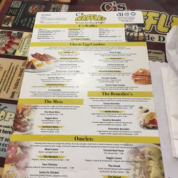C's Waffles - Their Menu - Breakfast & Brunch Near Me - New Smyrna Beach, Florida